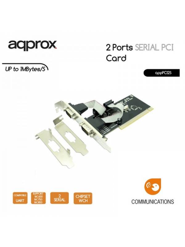 CONTROL. 2 PTOS SERIE PCI APPR OX LOW PROFILE