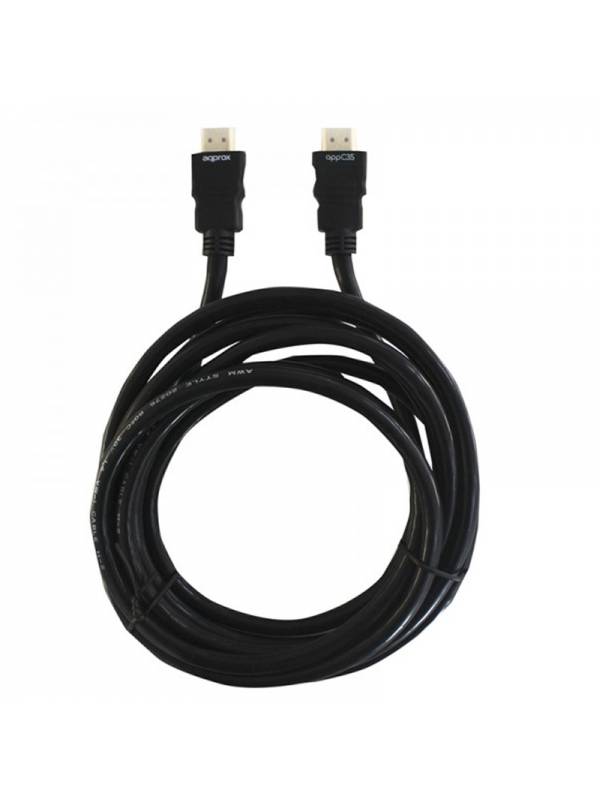 CABLE HDMI A HDMI  3M  1.4 4K  NEGRO APPROX PN: APPC35 EAN: 8435099522911