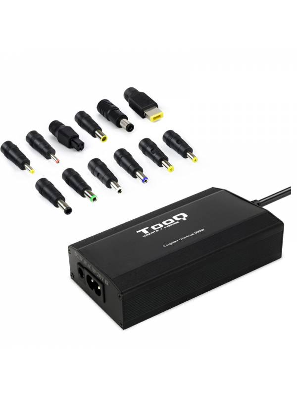 ALIMENTADOR PORT. 100W TOOQ    1 X USB 12 CONECTORES PN: TQLC-100BS01M EAN: 8433281006584