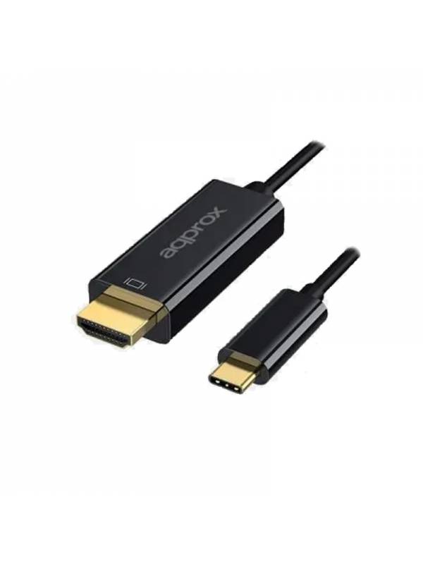 CABLE USB TYPE-C A HDMI 4K 60H Z NEGRO PN: APPC52 EAN: 8435099531548