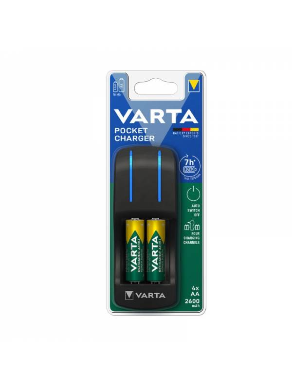 CARGADOR POCKET VARTA          AAAAA PN: VAR85054 EAN: 4008496850549