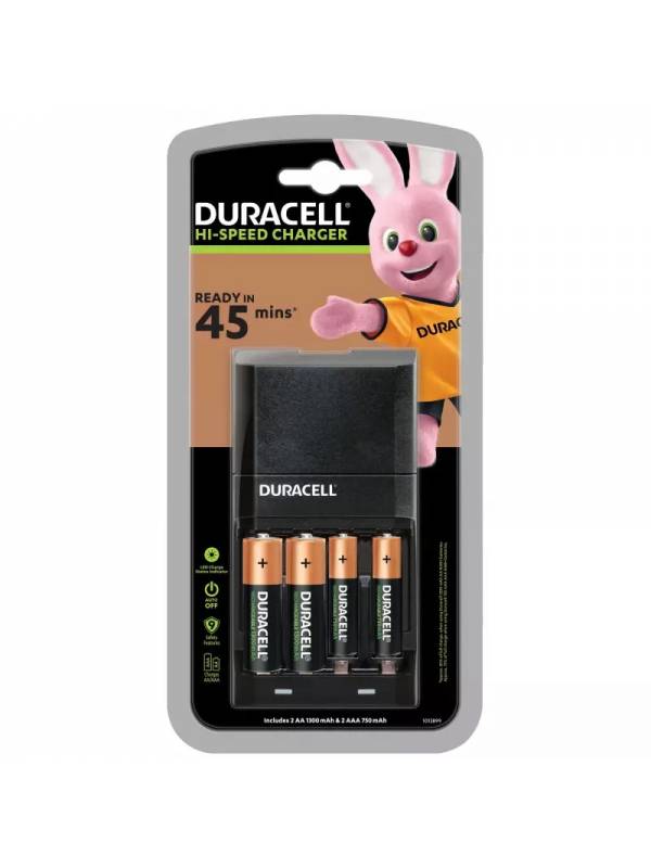 CARGADOR PILAS DURACELL RAPIDO AAAAA PN: DUR03652 EAN: 5000394036529