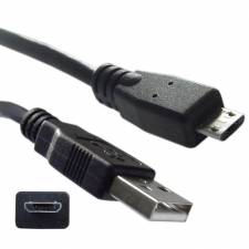 CABLE USB 2.0  1.8M A MICRO-B  USB  MACHO NEGRO